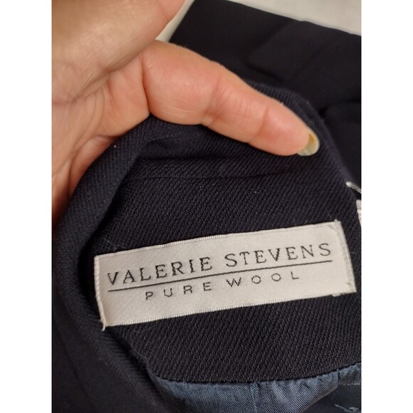 Vintage Valerie Steven’s  Wool Blazer Women’s Button Down Size 10 - Picture 7 of 13
